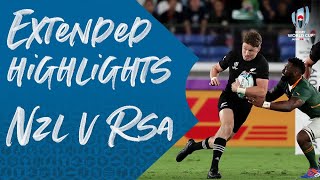 Extended Highlights New Zealand 2313 South Africa  Rugby World Cup 2019 [upl. by Pembrook]