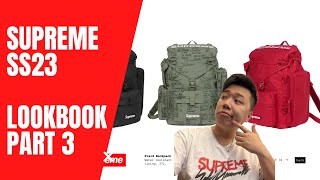 Supreme SS23 Lookbook Part 3 More clothing amp all the bags 🎒 [upl. by Bomke]