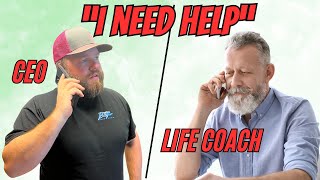 Landscaping CEO Makes Emergency Call to Life Coach [upl. by Eirrac]