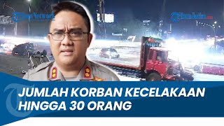 UPDATE Kecelakaan Maut di Exit Tol Bawen Semarang Jumlah Korban 30 Orang Libatkan 16 Kendaraan [upl. by Faulkner]