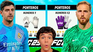 ¡PORTEROS NUMERO 1 VS PORTEROS NUMERO 13 en FC24 [upl. by Assadah]