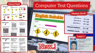 KPP01  500 Examples of KPP TEST Questions in English Suitable for Car amp Motorcycle Students [upl. by Borries580]