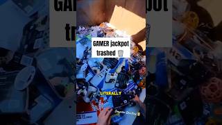 Employees threw out the whole video game section game gamer videogames dumpsterdiving shorts [upl. by Iraj109]