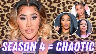 BADDIES EAST TEA  NATALIE NUNN FIGHTS CHRISEAN amp TESEHKI  SHADES JOSELINE HERNANDEZ ON IG LIVE [upl. by Eilram872]