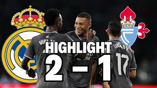 Real Madrid vs Celta Vigo 21 Highlight [upl. by Winson]