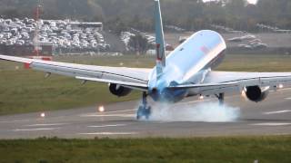 757 heavy bounced landing [upl. by Martineau]