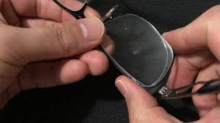 How to Fix lens popped out of Half rim glasses  Semirimless Glasses shorts [upl. by Scot]