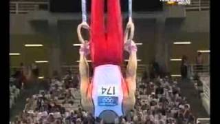 Naoya Tsukahara JPN  Rings TF  Athens Olympic Games 2004 [upl. by Tiertza]