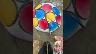 KUE ULTAH⁉️ satisfying oddlysatisfying relaxing art colors diy challenge [upl. by Atiuqahc]