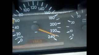 MercedesBenz E240 Top Speed [upl. by Ehctav465]