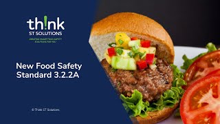 New Food Safety Standard 322A [upl. by Haleehs]