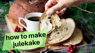 How to Make Julekake Norwegian Christmas Bread [upl. by Placido]