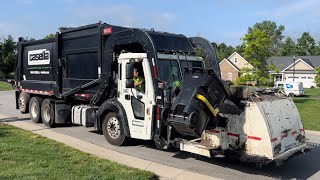 Casella Waste Mack LR Heil Front Loader Curotto Can Garbage Truck [upl. by Acinimod792]