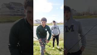 Michigan vs Michigan state rivalry fishing matchup [upl. by Ahsetal]