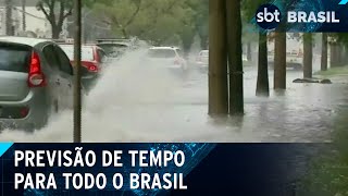 Risco de temporais aumenta ao longo da semana na parte sul do país  SBT Brasil 221024 [upl. by Eeliak]