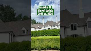 Franklin TN Market Update 2023 vs 2024 🏡📈 [upl. by Sonahpets973]