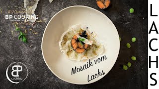 Mosaik vom Lachs eine tolle Vorspeise für Weihnachten Silvester oder andere besondere Anlässe [upl. by Khalil]