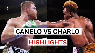 Canelo Alvarez vs Jermell Charlo Highlights amp Knockouts [upl. by Kcor849]