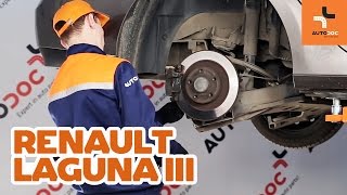 Como substituir os discos de travão traseiros e pastilhas de travão no RENAULT LAGUNA 3 [upl. by Feriga363]