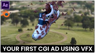 Create CGI Ads using VFX in Blender [upl. by Cam]