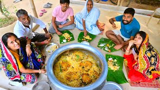 পুকুরের টাটকা দেশি রুই মাছ ধরে বিরিয়ানি রান্না করে খাওয়া  Rui fish Biryani recipe  fish biryani [upl. by Bickart]