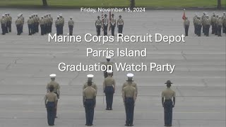 USMC MCRD Parris Island Graduation for KILO Company on November 15 2024 [upl. by Eedrahc]