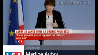 Politizap  Aubry quotespère remplacer Nicolas Sarkozy à lElyséequot  Le Figaro [upl. by Ronen890]