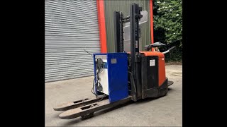 BT SPE125L powered electric stacker truck ramcouk [upl. by Delwin]