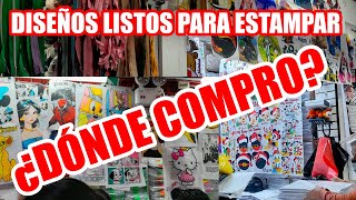 ❓¿Dónde COMPRAR DISEÑOS para ESTAMPAR por unidad SERIGRAFIA  SUBLIMACIÓN  VINIL TEXTIL [upl. by Willette]