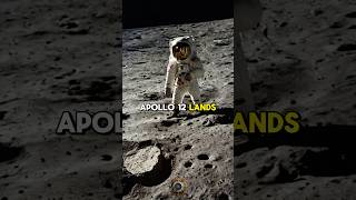 On this Day in 19 November 1969 Apollo 12 Lands on the Moon 🌑 art space astronomy onthisday [upl. by Adnalro266]