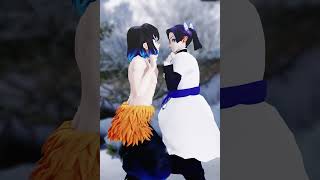 MMD x Demon Slayer  Disco  Surf Curse Trend TikTok aoi inosuke [upl. by Annayrb]