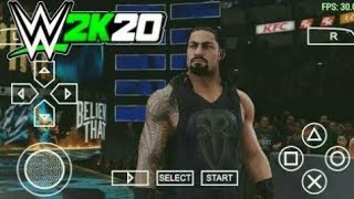 280MB WWE 2K20 ANDROIDPPSSPP PATCH FOR SVR11  NEW WWE 2K20 PPSSPP FOLDER [upl. by Ji]