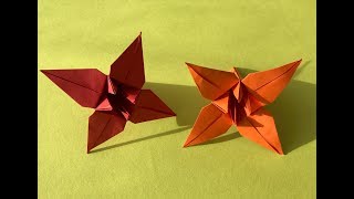 Origami Blume Lilie falten [upl. by Darum]