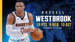 Russell Westbrook Near TripleDouble vs Kings  Full Game Highlights 121624 📺 [upl. by Chalmers654]