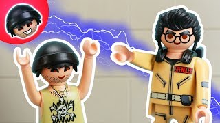 KARLCHEN KNACK  Karlchen bei den Ghostbusters  Playmobil Polizei Film 5 [upl. by Larimore]