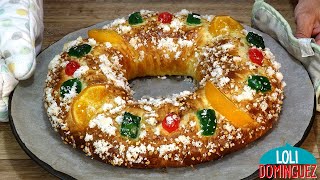 TODOS LOS SECRETOS PARA EL MEJOR ROSCÓN DE REYES  Loli Domínguez  Recetas paso a paso  Tutorial [upl. by Airehtfele]