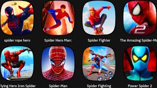 Spider Rope Hero Spider Hero Man Spider Fighter The Amazing SpiderMan 2Flying Hero Iron Spider [upl. by Parrisch]