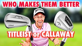 Who Makes The Best Players Iron  Titleist or Callaway [upl. by Arhaz312]