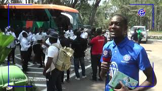 CAN 2023 ARRIVÉE DES LIONS INDOMPTABLES A LHÔTEL PRÉSIDENT  EQUINOXE TV [upl. by Assilram]