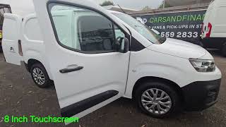 LA69ZSO Citroen Berlingo 15 1000 Enterprise M L1 BlueHDI 101 bhp Euro 6 Diesel in White 28k  FSH [upl. by Forland]