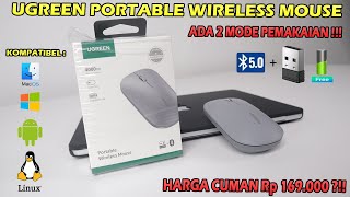 HANYA 169RIBUAN ❗❗CARA PAIRING UGREEN MOUSE USB DONGLE  BLUETOOTH 25160 [upl. by Airtemak]