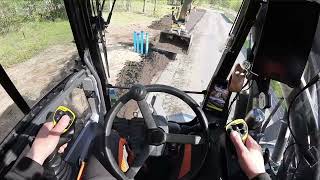 I spread some soil Multausta Invera  Volvo ewr150E  engcon [upl. by Kezer987]