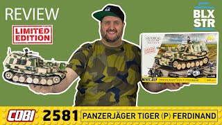 COBI 2581 amp 2583 Panzerjäger Tiger P Ferdinand SdKfz 184 💥 LIMITED EDITION ▶️ REVIEW amp HISTORY [upl. by Pattie]