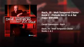 The WellTempered Clavier Book II Prelude and Fugue No 17 in AFlat Major BWV 886 Prelude [upl. by Eillek]