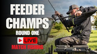 Lindholme Lakes Live Match Fishing  2024 Feeder Champs Round One [upl. by Evie]