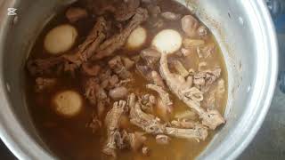 Adobong paa ng manok with egg [upl. by Aynatal]