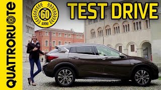 Nuova Infiniti QX30 il test drive di Quattroruote [upl. by Tamqrah695]