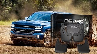 OEDRO Upgraded Front amp Rear Mud Flaps  20142018 Chevy Silverado 1500 [upl. by Yna]