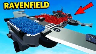 NEW FLYING SHIP LEVEL IN RAVENFIELD Ravenfield Funny Gameplay [upl. by Refeinnej]