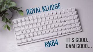 Royal Kludge RK84 Mechanical Keyboard  Review and Sound Test [upl. by Gabor588]